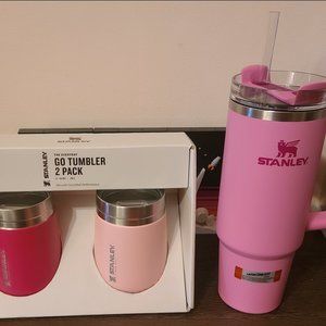PINK STANLEY BUNDLE! 30oz Peony Pink + Target Exclusive Stanley Go Tumblers